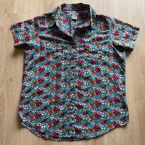 Wrangler Multicolor Floral Button-Up Shirt Size Large